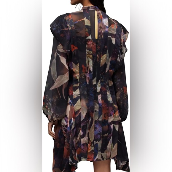 ALLSAINTS - Fleur Tippi Mini Dress - Picture 8 of 15